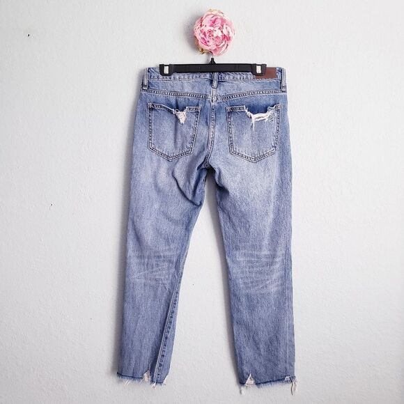 Hidden Bailey Medium Wash Distressed Boyfriend Jeans - Picture 7 of 10